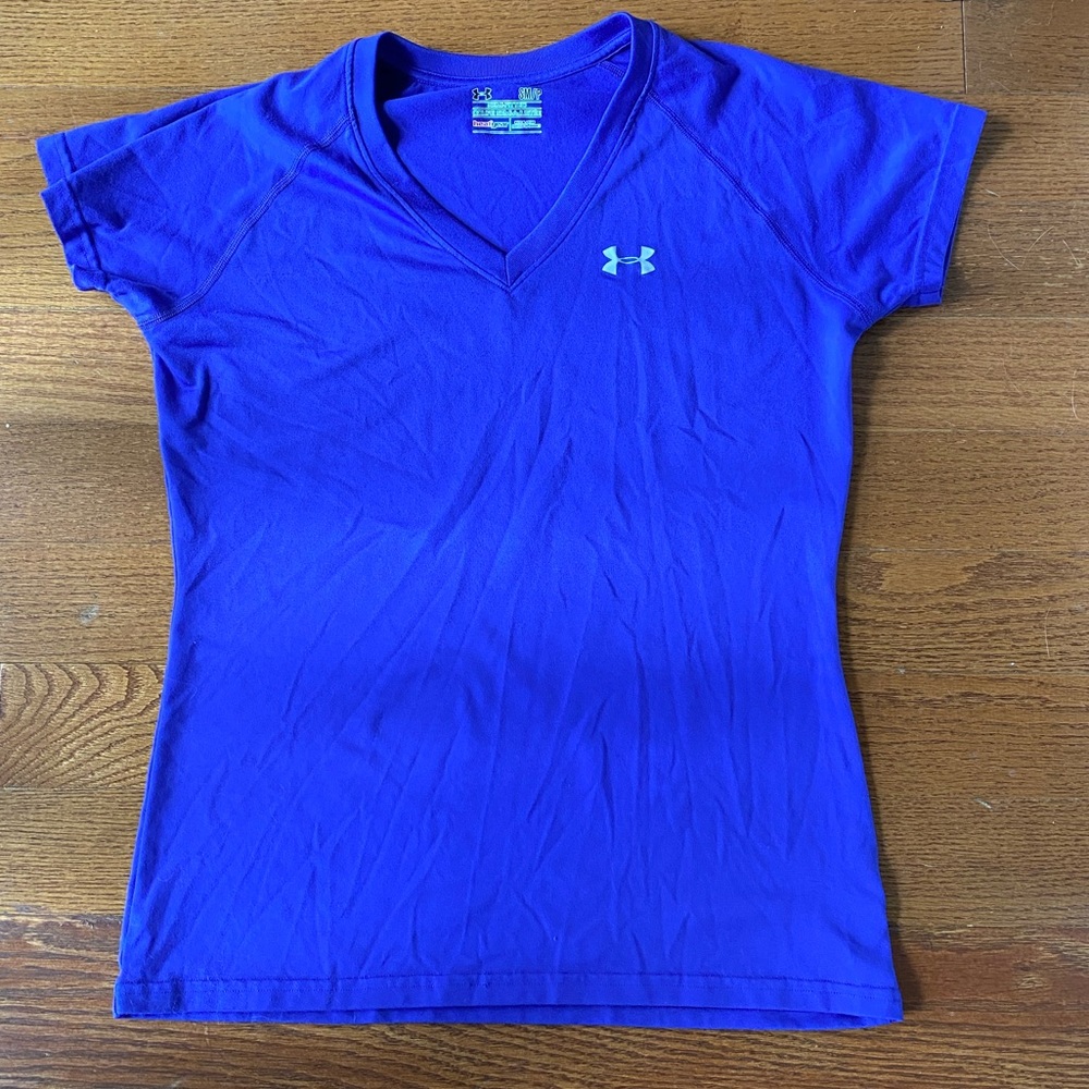 Under Armour purple running shirt